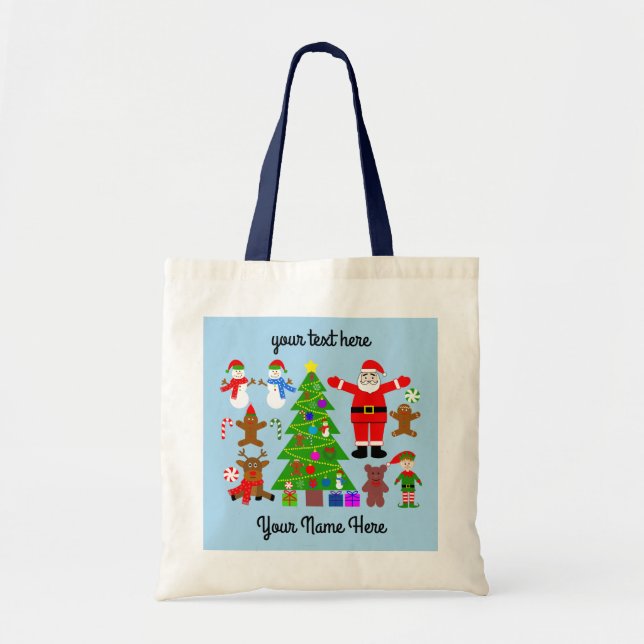 Julmatchning #3 Tote Bag Tygkasse (Framsidan)