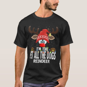 Julmatchning jag är husdjuret alla hundar ren t shirt