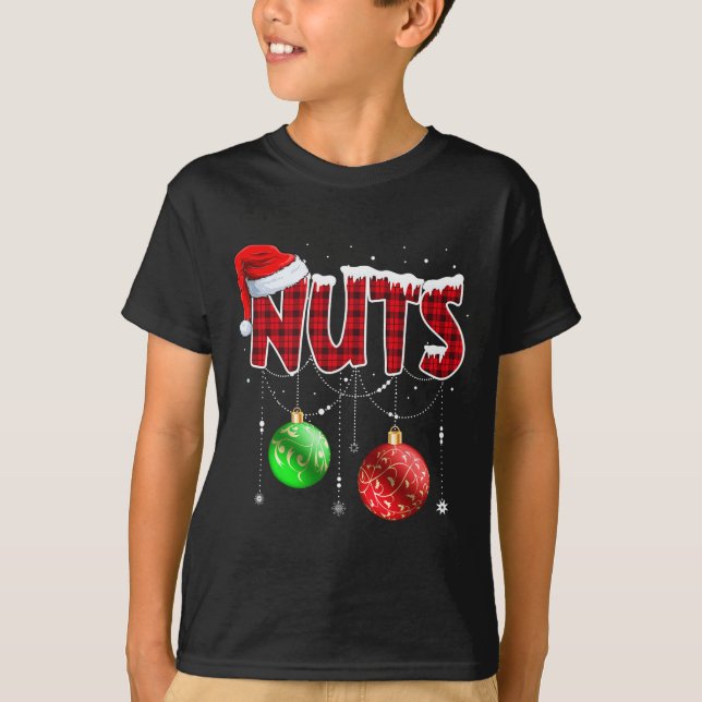 Julmatchning: Kastanjer för lite familj 2 T Shirt (Framsida)