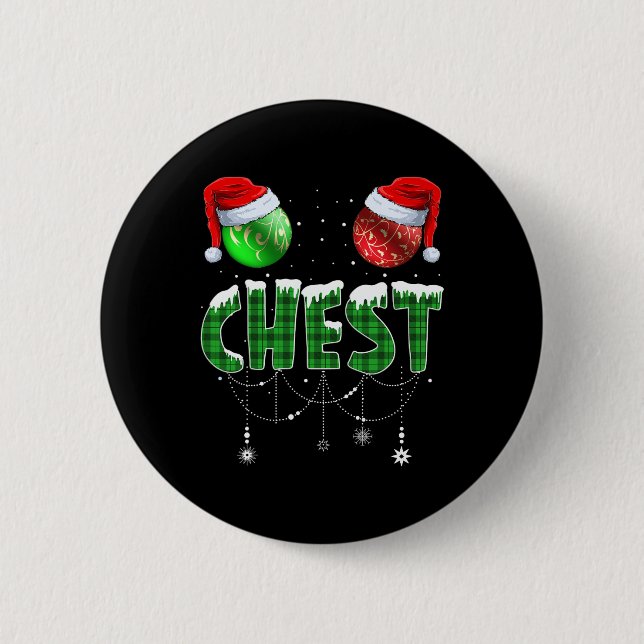 Julmatchning mellan Chest Nöt och några kastanjer Knapp (Framsida)