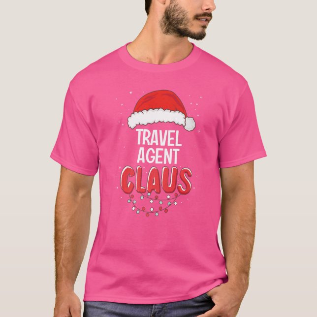 Julmatchningskostnad för Agent Jultomten T Shirt (Framsida)