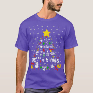 Julmatematikprofessor i julafton math-lärarmath Ch T Shirt
