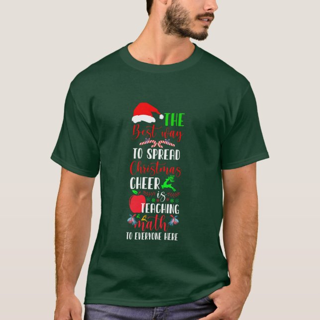 julmatta Lärare ord konst  T Shirt (Framsida)