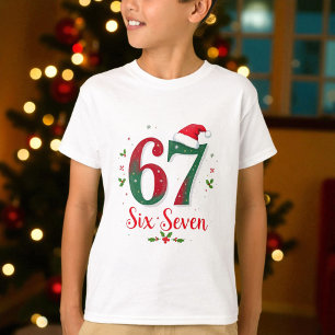 Julmem sex sju 67 6 7 Högtid T Shirt