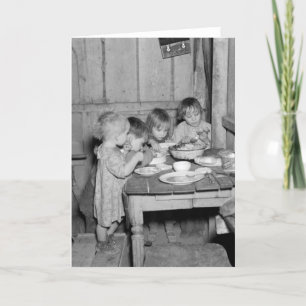 Julmiddag 1936 helgkort