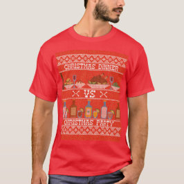 Julmiddag vs julfest t shirt