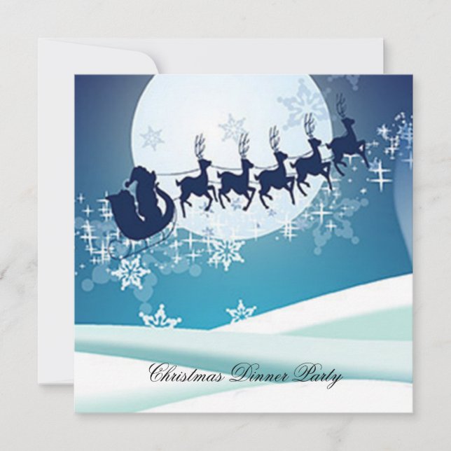 Julmiddagsfest 3 Inbjudan (Framsida)