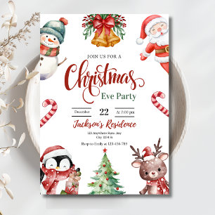 Julmiddagsinbjudan, Julfest Julkort