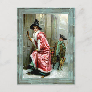 JulmiddagVictorian Helg Vykort