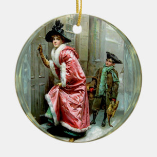 JulmiddagVictorian Julgransprydnad Keramik