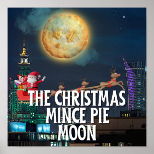 Julmince Paj Måne Poster