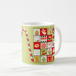 Julminiatyr - annonskalender kaffemugg