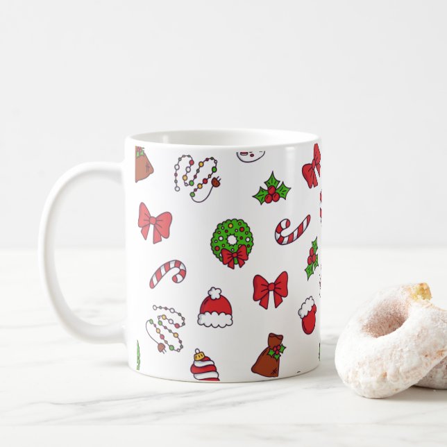 Julminimalism Kaffemugg (Med munk)
