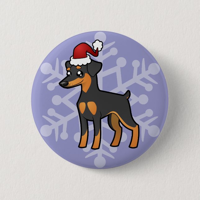 Julministeriet Pinscher / Manchester Terrier Knapp (Framsida)