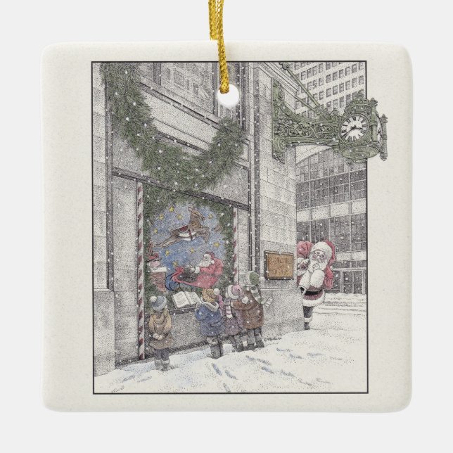 Julminlagor i Fält Julgransprydnad Keramik (Framsida)