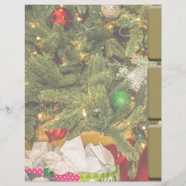 Julminnen - Dela upp infogar med Faux-flikar (Framsida)