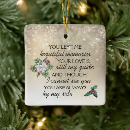 Julminnen, ett minnesmärke som har förlorats julgransprydnad keramik