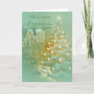 Julminnen...mjuk Vintage Helgkort
