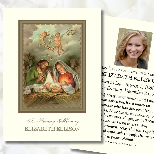 Julminneskortet Prayer Visitkort (Skapare uppladdad)