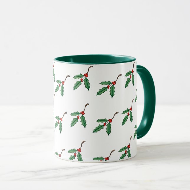 Julmistel Jul Kaffe Kopp (Framsida höger)