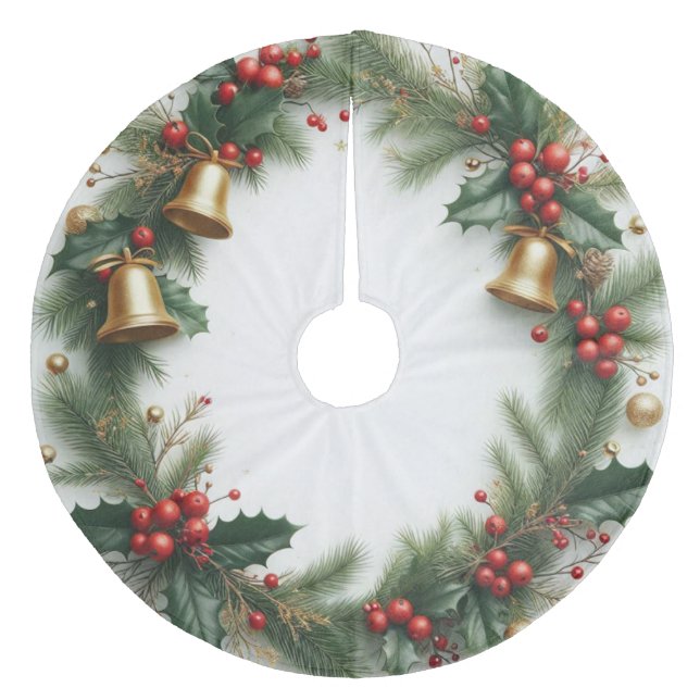 Julmistel Julgransmatta Fleece (Framsidan)