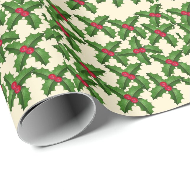 Julmistel Presentpapper (Rullad Hörn)