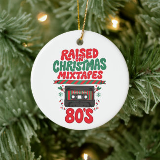 Julmixbands Uppvuxna På 80-Talets Kassett Retro Julgransprydnad Keramik
