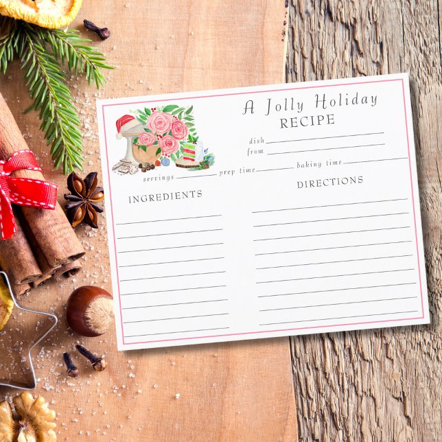 Julmixer med vattenfärg med Helgdag Desserts (Skapare uppladdad)