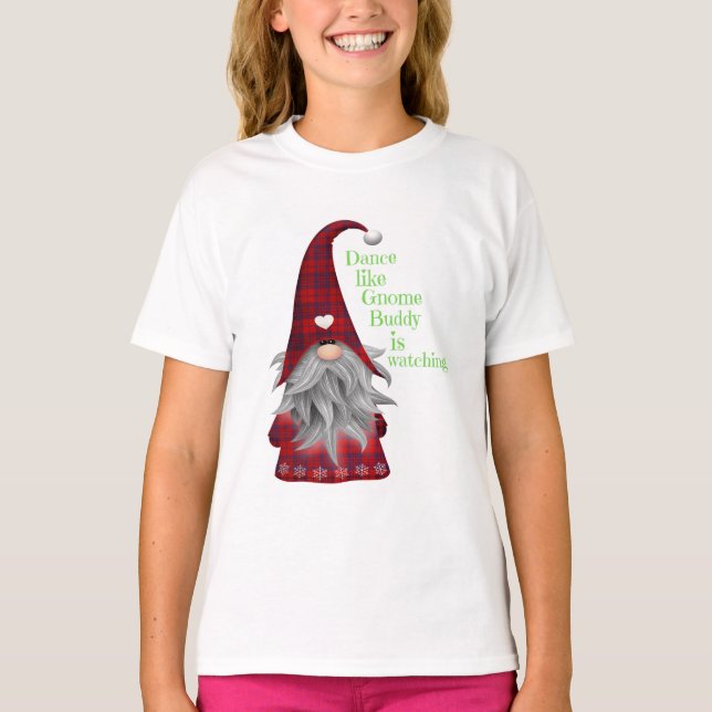 Julmode present DANSKA SOM TOMTE VÄN T Shirt (Framsida)