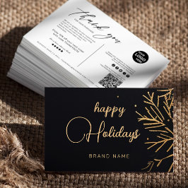 Julmodern Helgdag Corporate Tack Visitkort