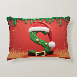 Julmonogram S Prydnad Julpresent Prydnadskudde