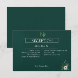 Julmonogrambröllopsmottagning Tilläggskort