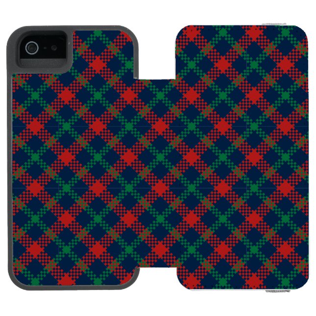Julmönster 104 incipio iPhone wallet skal (Folio Öppen)