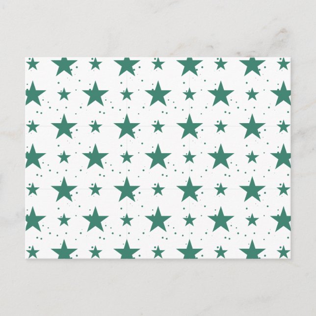 Julmönster 123 helg vykort (Framsida)