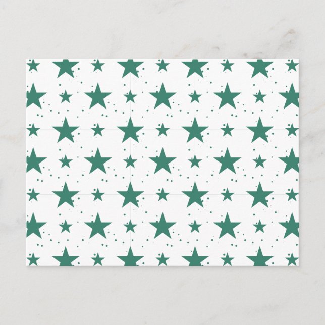 Julmönster 123 vykort (Framsida)