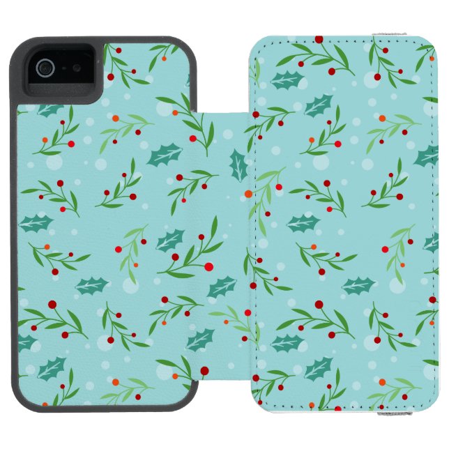 Julmönster 126 incipio iPhone wallet skal (Folio Öppen)