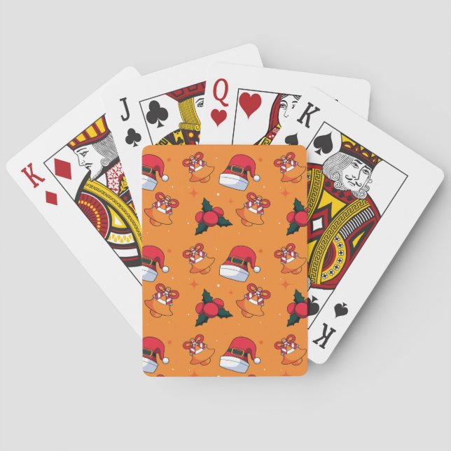 Julmönster 90 casinokort (Baksidan)