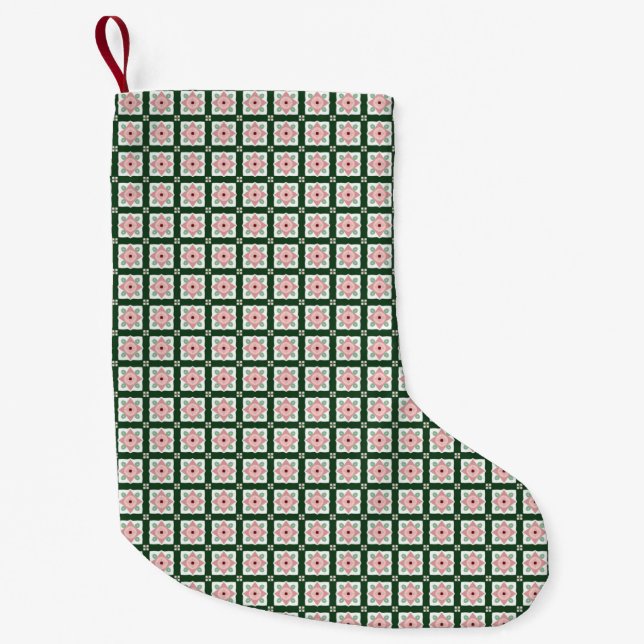 Julmönster Liten Julstrumpa (Framsidan)