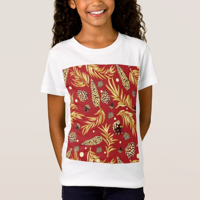 Julmönster, Tall Snö 3 T Shirt (Framsida)