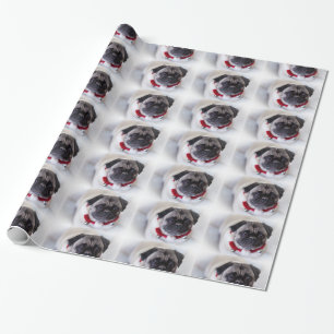 Julmops i snön presentpapper