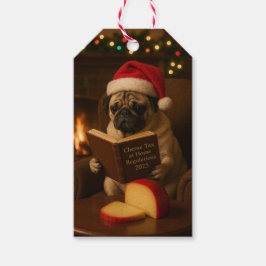 Julmops julklappspåse presentetikett