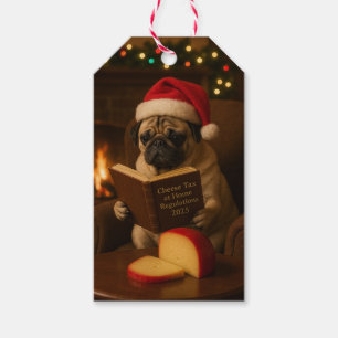 Julmops julklappspåse presentetikett