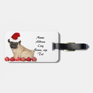 Julmopshund Bagagebricka