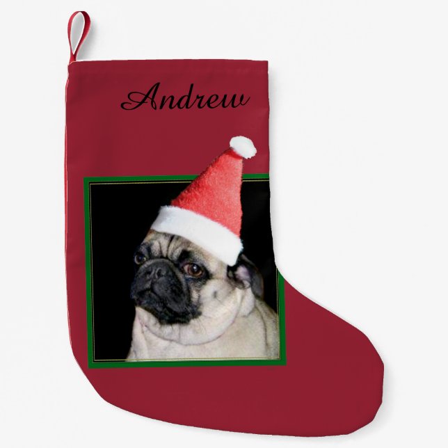 Julmopshund Liten Julstrumpa (Framsidan)