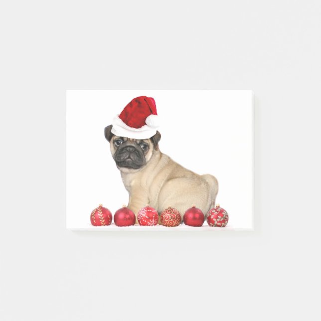 Julmopshund Post-it Block (Framsida)