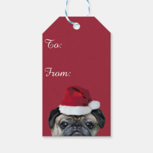 Julmopshund Presentetikett
