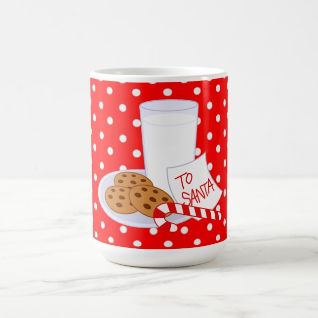 Julmorfing Mugg/Mjölk och Cookies Magisk Mugg (Center)