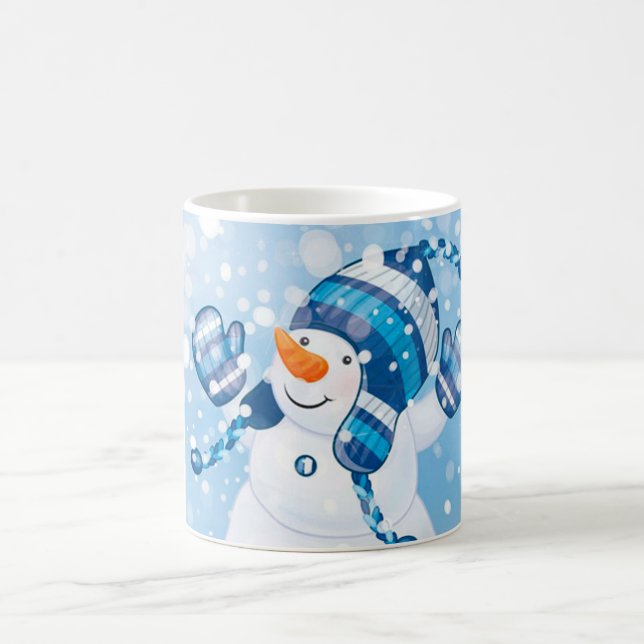 Julmorfing Mugg/Snögubbe Magisk Mugg (Center)