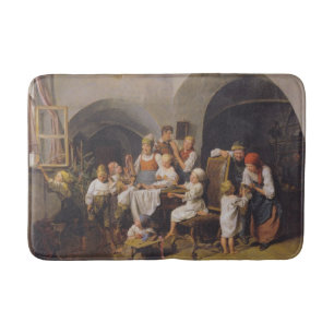 Julmorgon (av Ferdinand Georg Waldmüller) Badrumsmatta