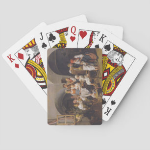 Julmorgon (av Ferdinand Georg Waldmüller) Casinokort